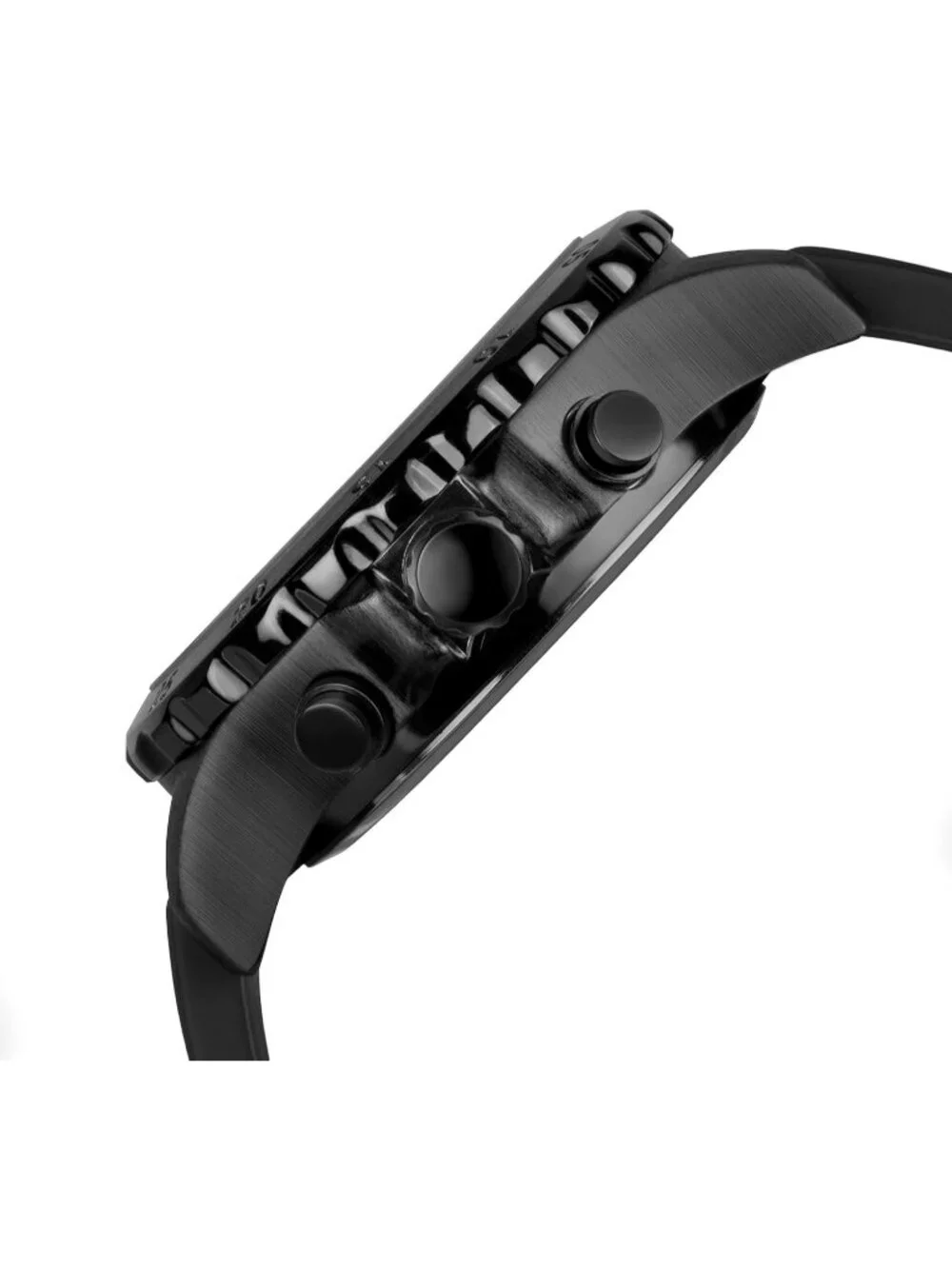 Men's Heavy Duty Black Digital Analog Multifunction Sport Casual Wrist Watch